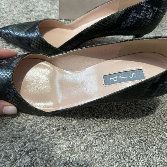 Sarah Jessica Parker reptile heels Sz 40 - Picture 6 of 7